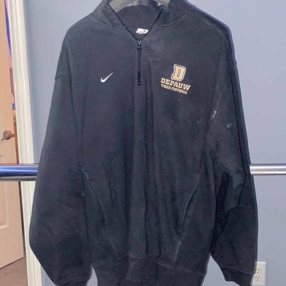 Depauw College Tigers Nike Quarter Zip Pullover Sweatshirt